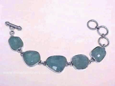 Natural Aquamarine Bracelet